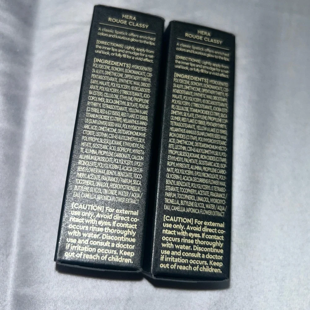New Hera Rouge Classy Lipsticks Bundle of 2-- 181 Cliche and 324 Dynamic Red Set
